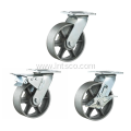 Heavy Duty Iron Total Brake Casters